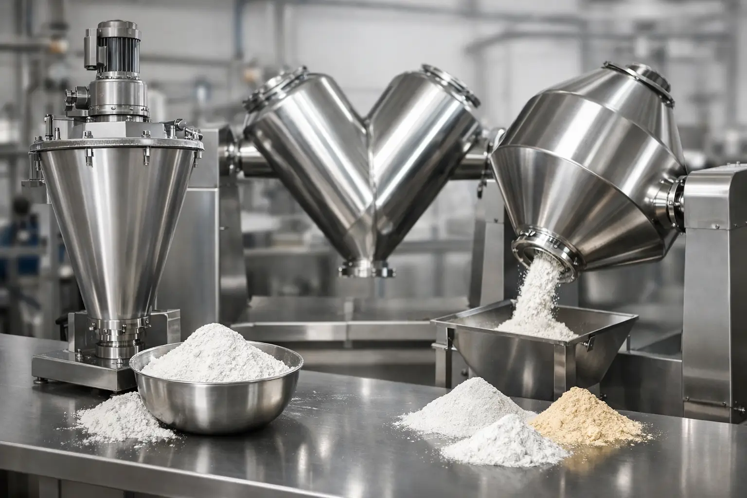 Best Mixers for Dry Powders in Production