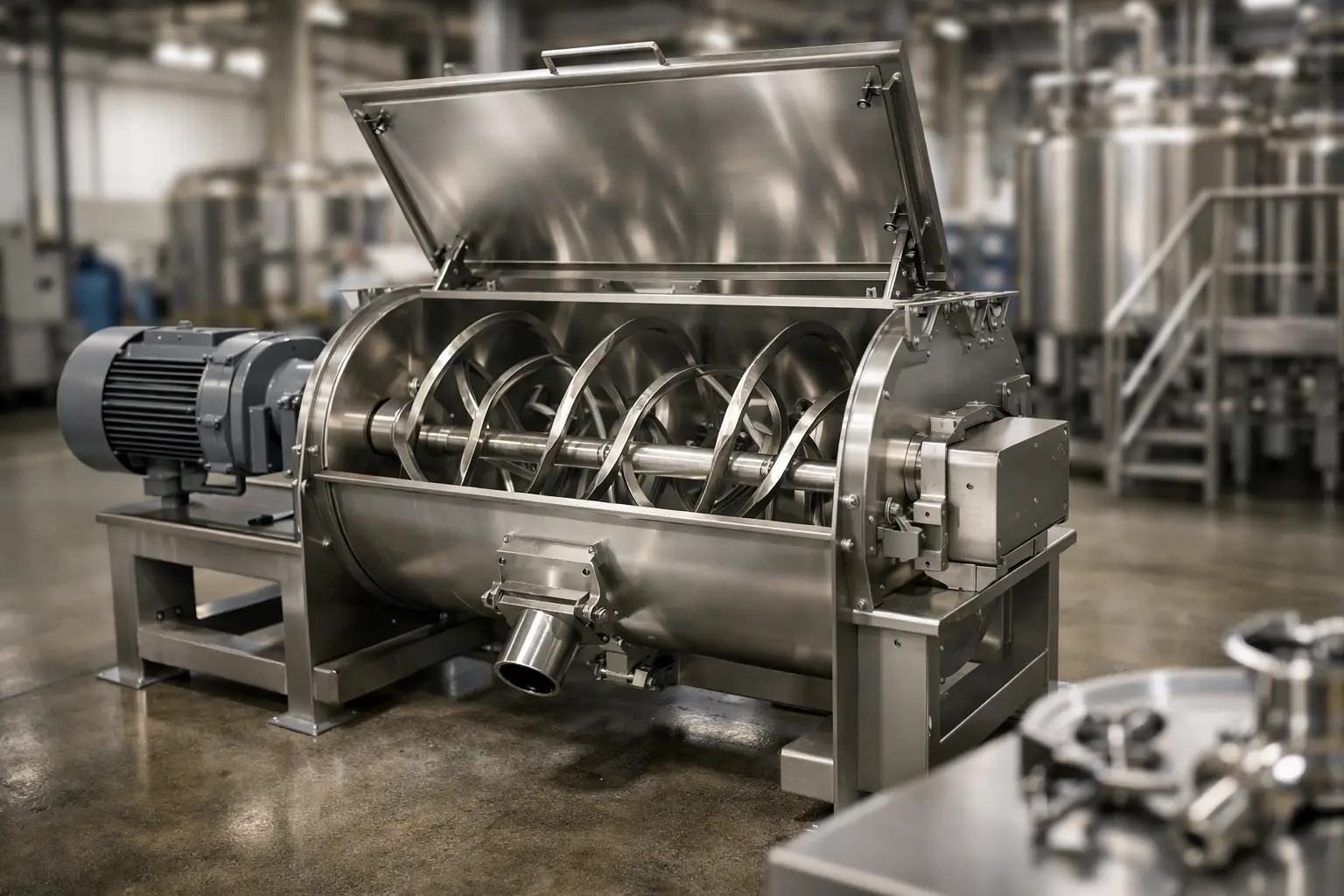 Custom Industrial Ribbon Mixer Guide