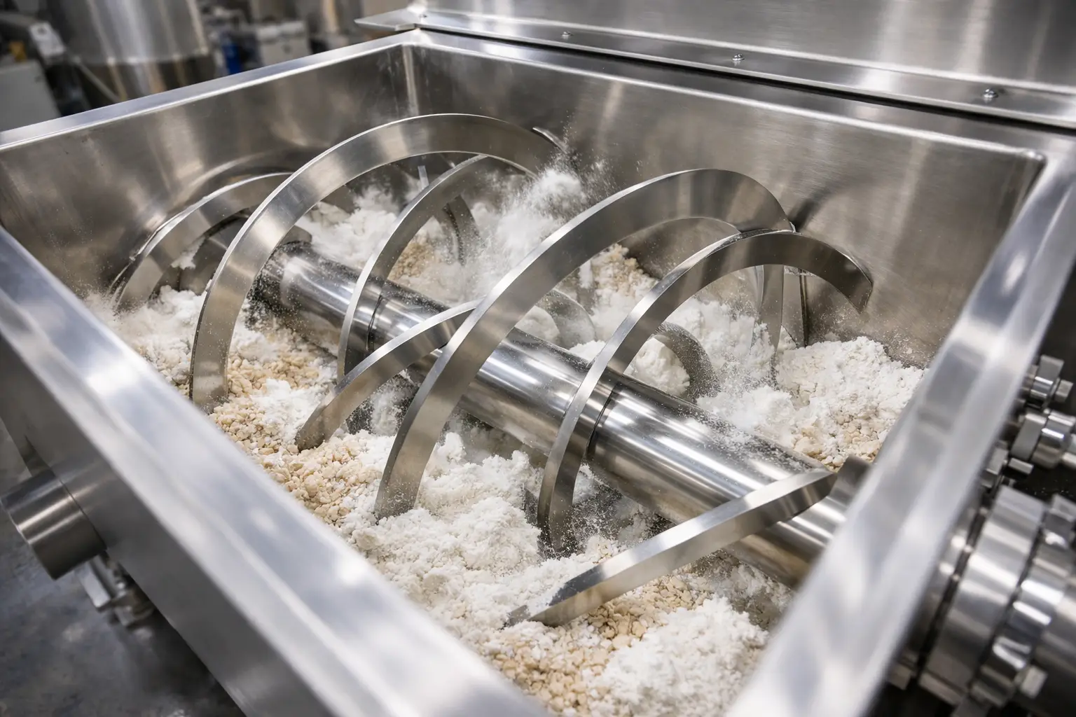 How Does a Ribbon Mixer Work?