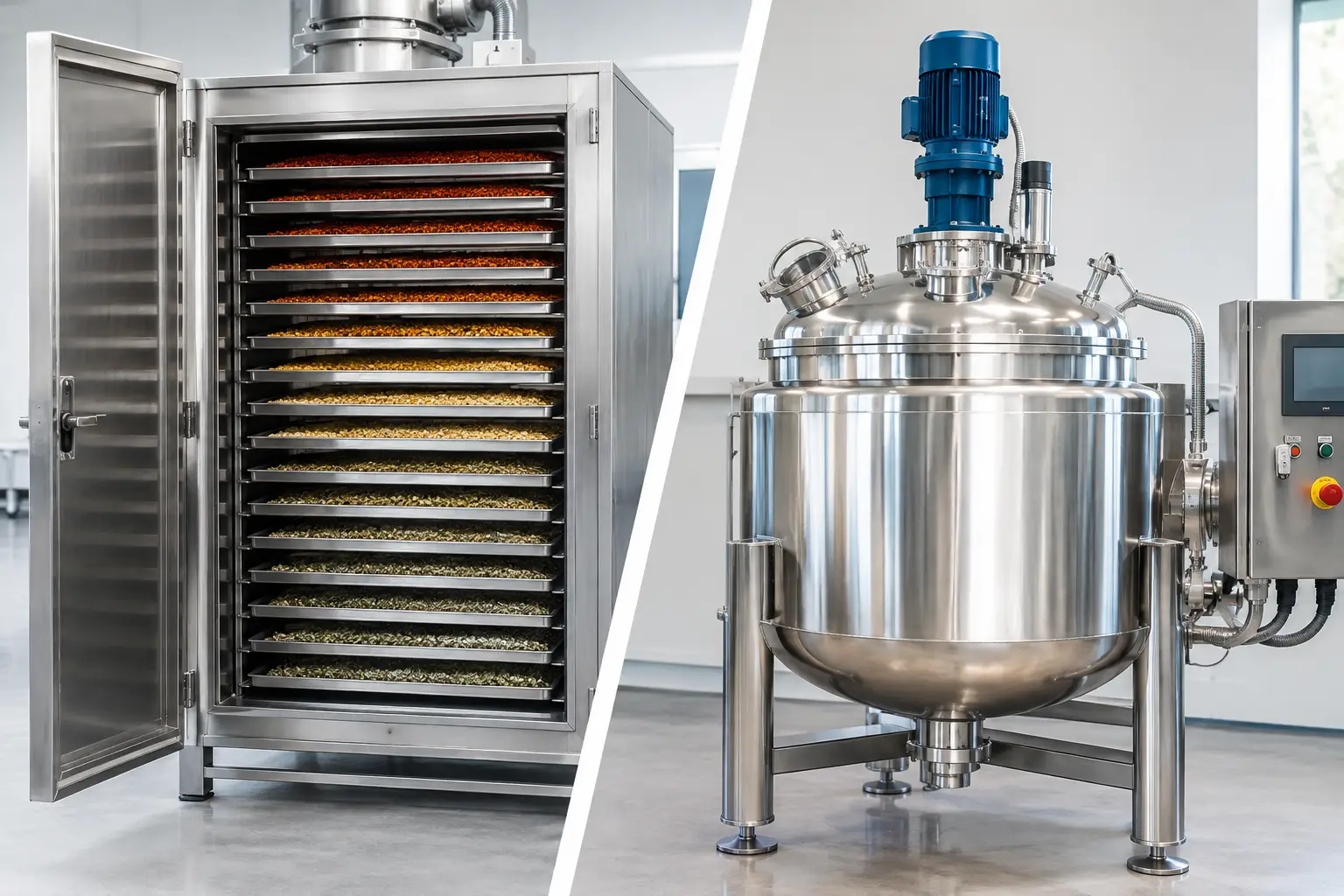 Tray Dryer Versus Vacuum Mixer for Your Process