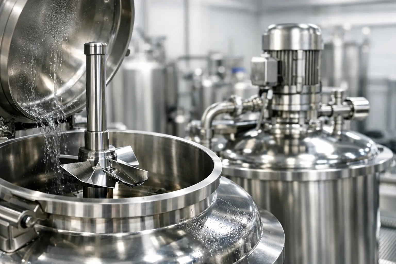 Which Mixer Finish Is Sanitary for Your Process?